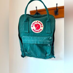 Fjallraven Kanken Mini Backpack, Artic Green